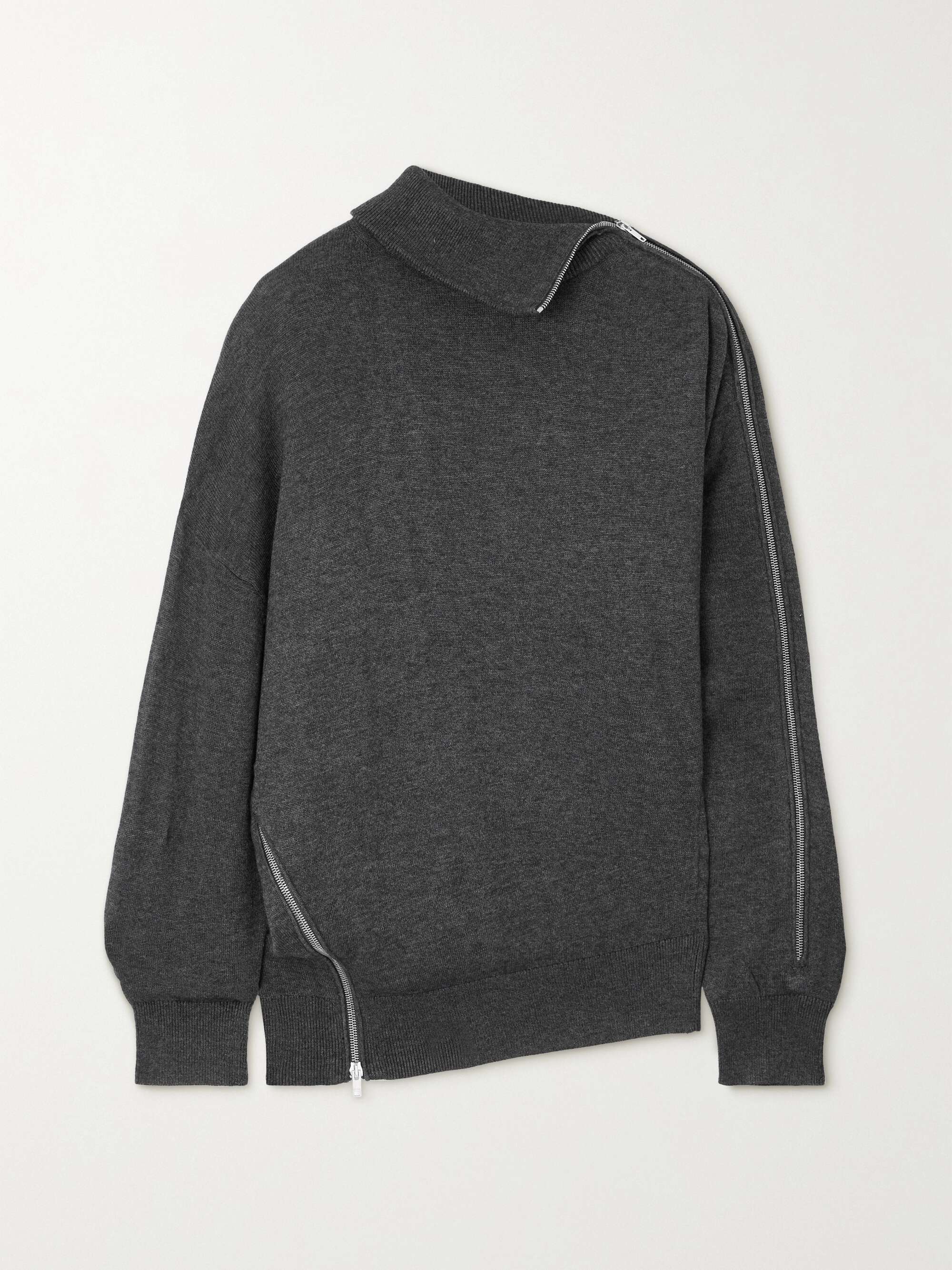 ISABEL MARANT Gaelo zip embellished knitted sweater NET A PORTER