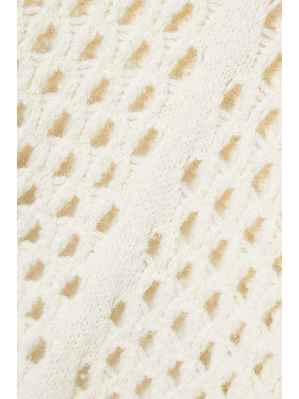 Isabel Marant Tane Open-knit Alpaca-blend Sweater In Off-white