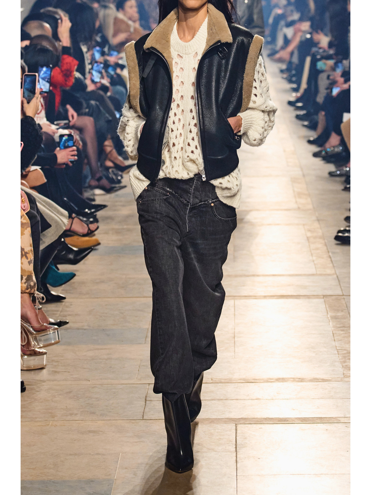 Isabel Marant Tane Open-knit Alpaca-blend Sweater In Off-white