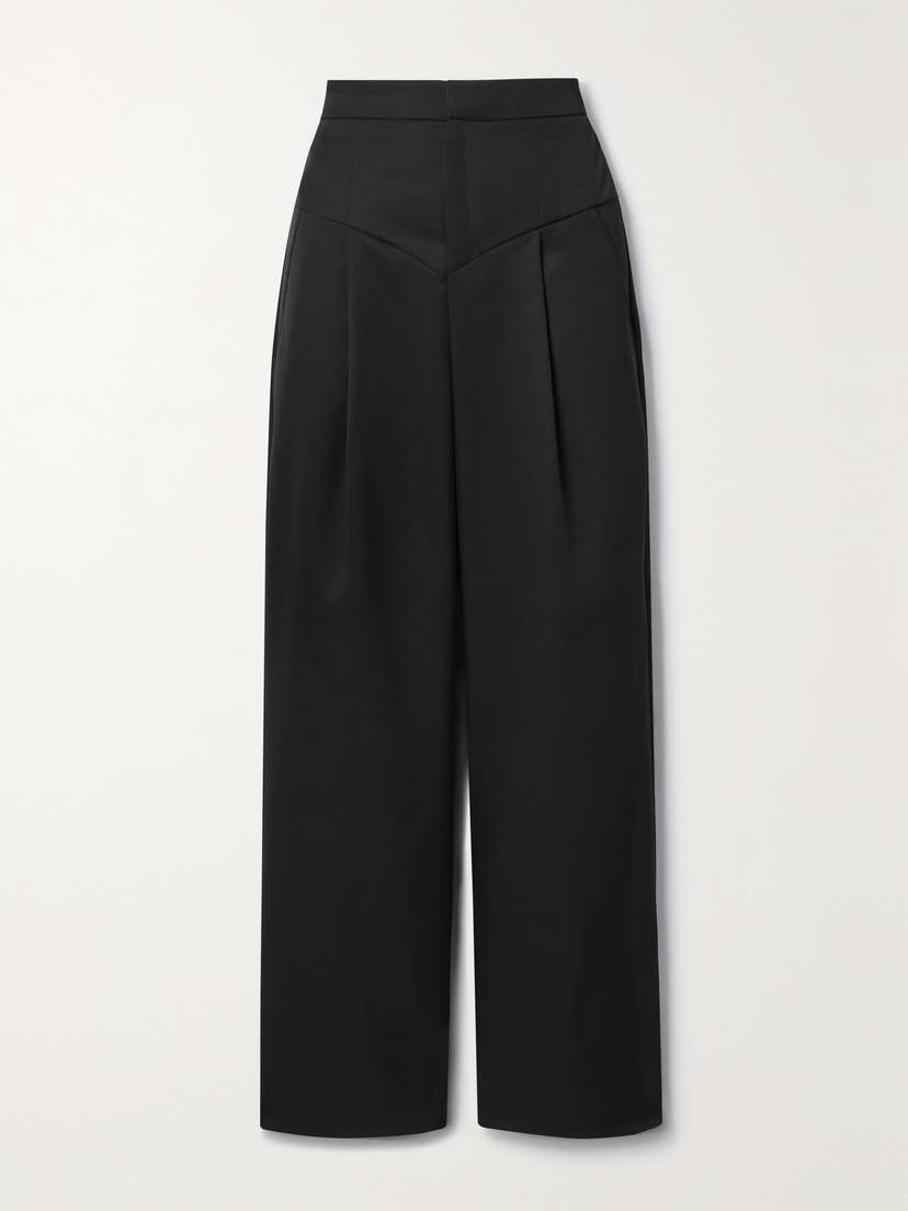 Isabel Marant Staya Straight-leg Wool-twill Pants