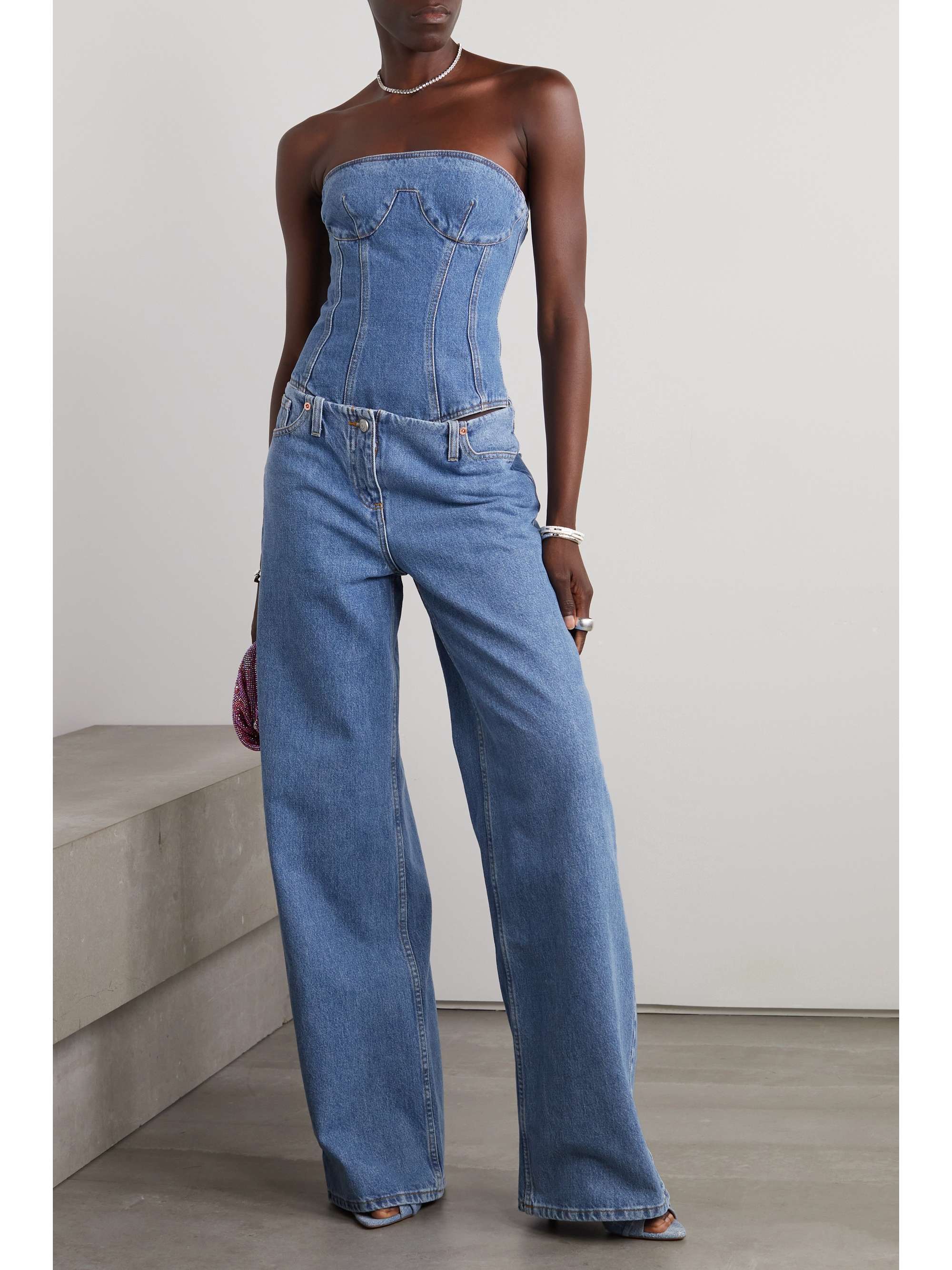 MAGDA BUTRYM Low-rise wide-leg jeans