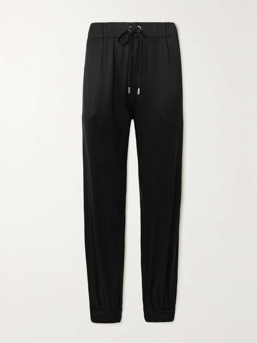 SASUPHI + Net Sustain Valentina Duchesse Silk Tapered Track Pants