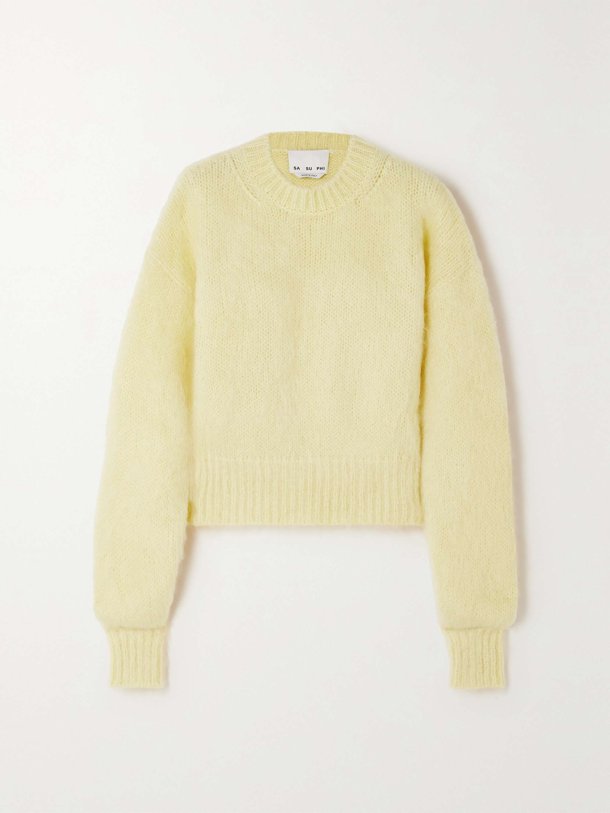 SASUPHI + NET SUSTAIN mohair-blend sweater | NET-A-PORTER