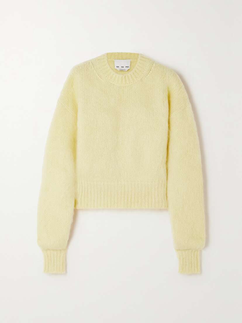 SASUPHI + Net Sustain Mohair-blend Sweater
