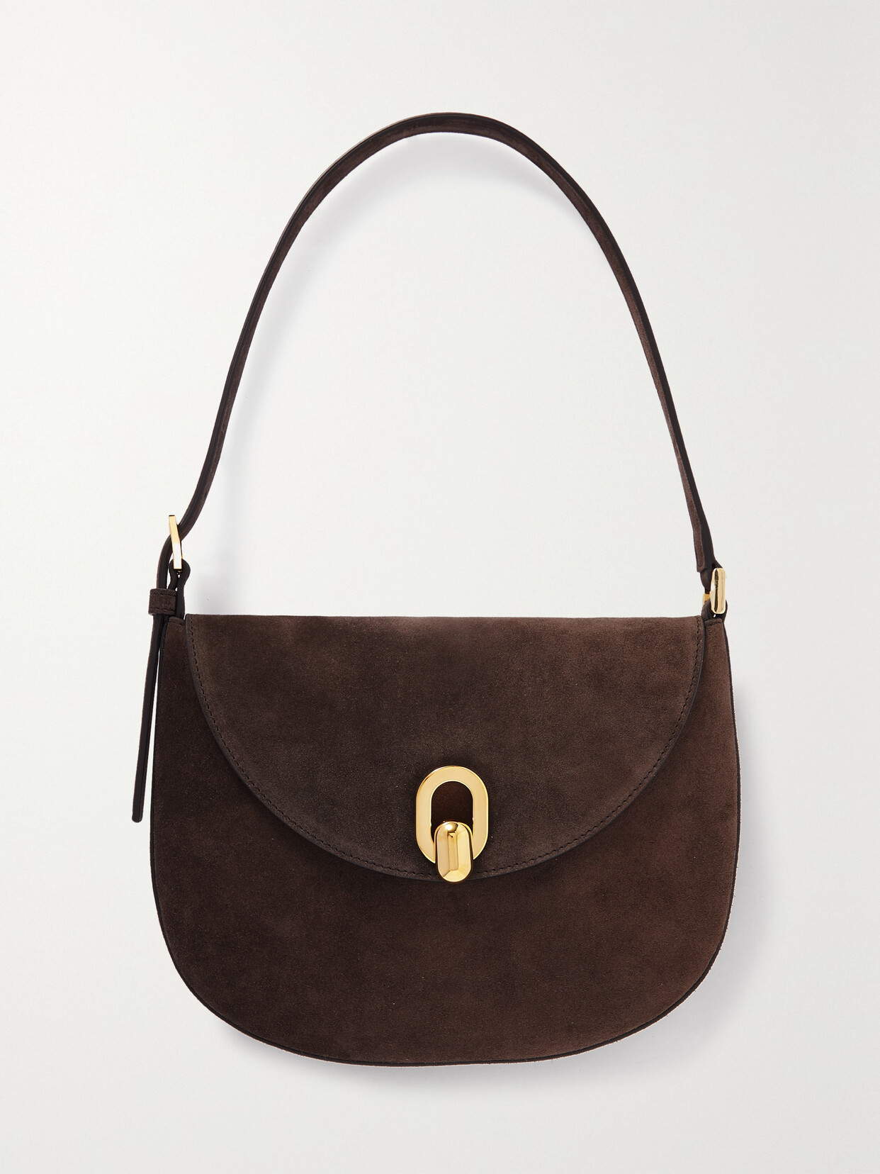 Savette Tondo Small Suede Shoulder Bag