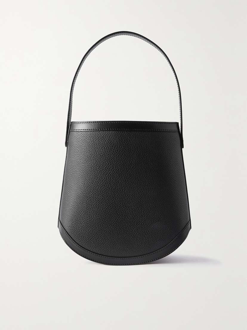 Savette Bucket Smooth And Textured-leather Shoulder Bag