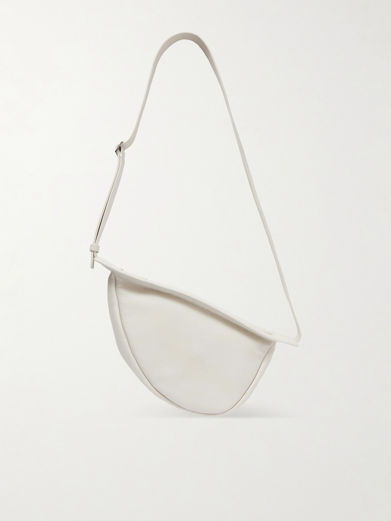 Slouchy Banana Small Textured-Leather Shoulder Bag