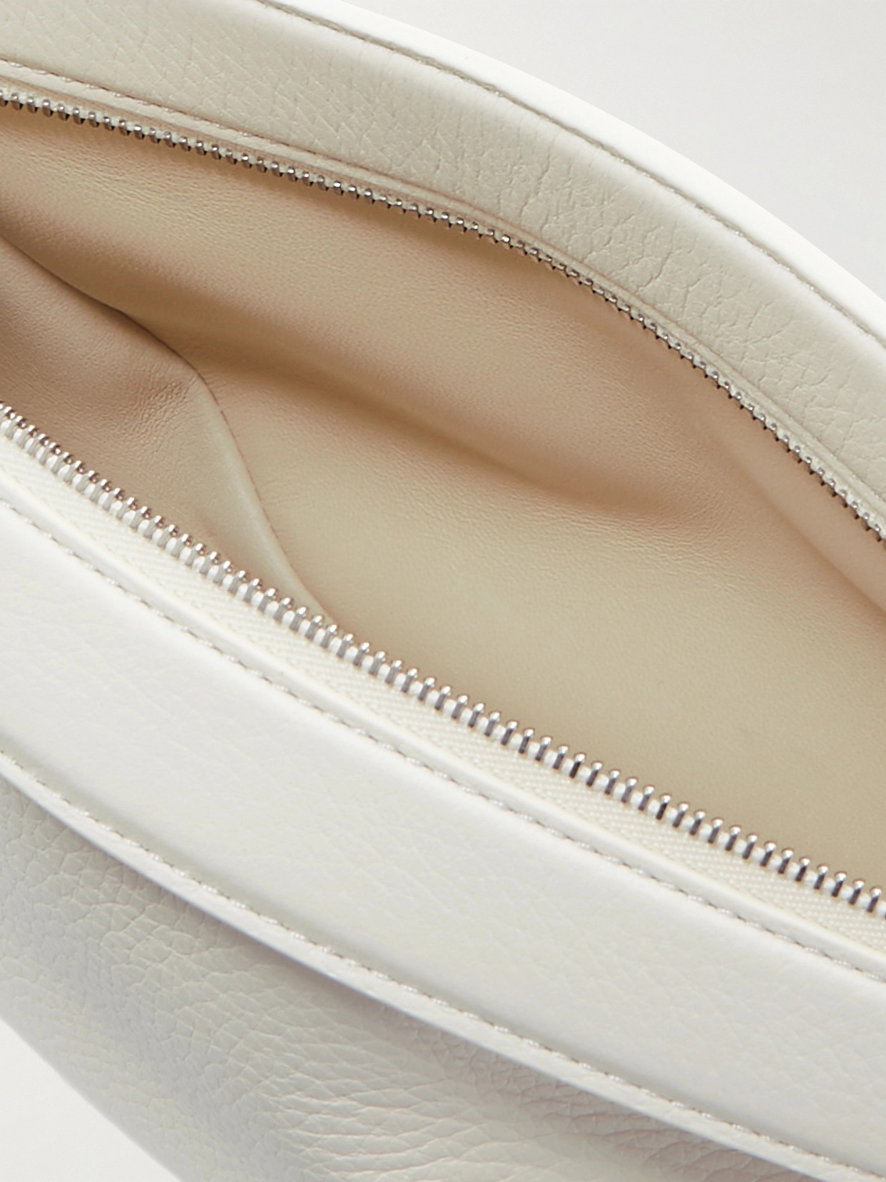 Slouchy Banana Small Textured-Leather Shoulder Bag