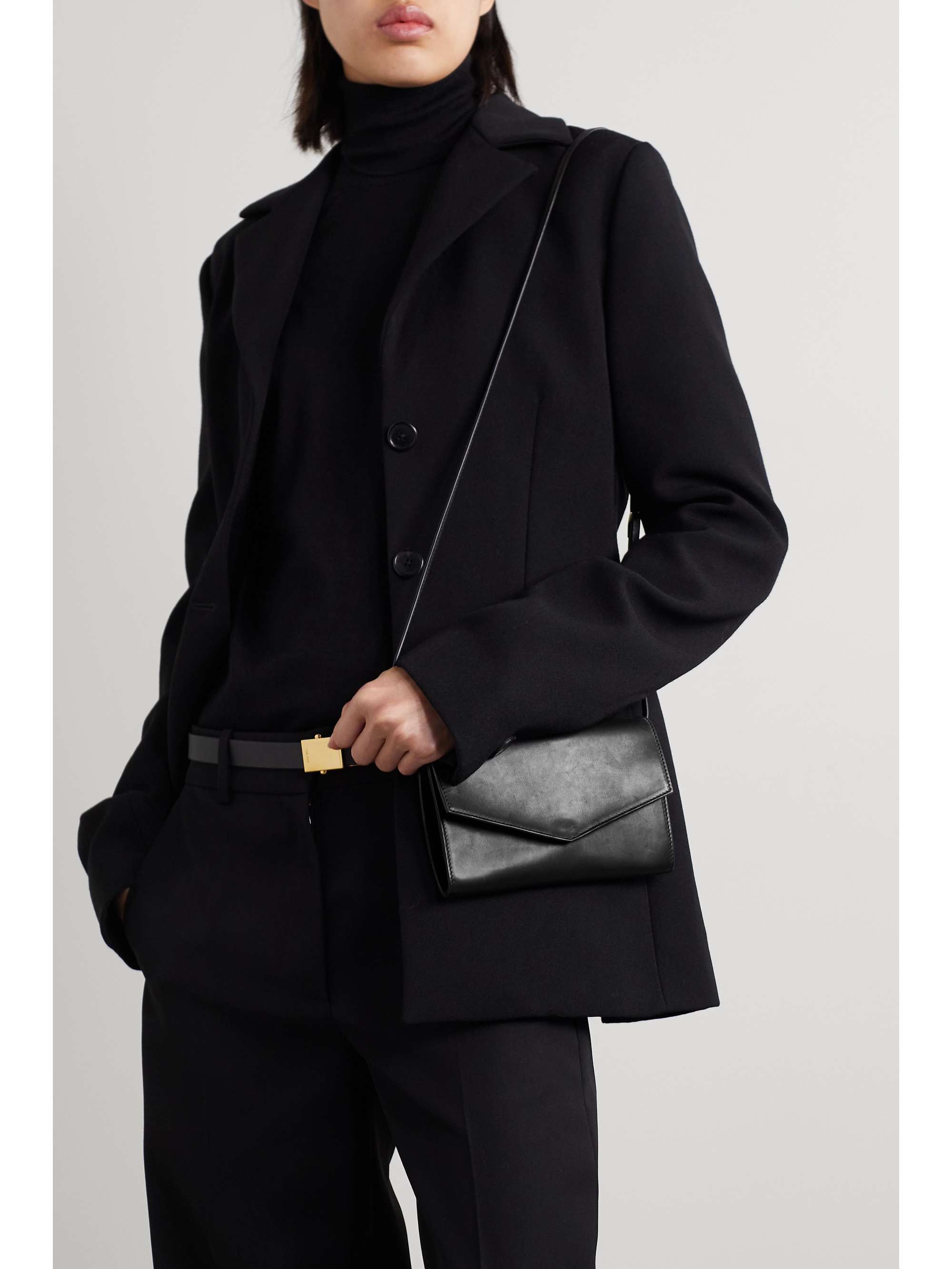 THE ROW Envelope leather shoulder bag | NET-A-PORTER