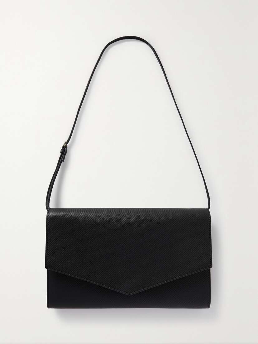 The Row Envelope Large Leather Shoulder Bag