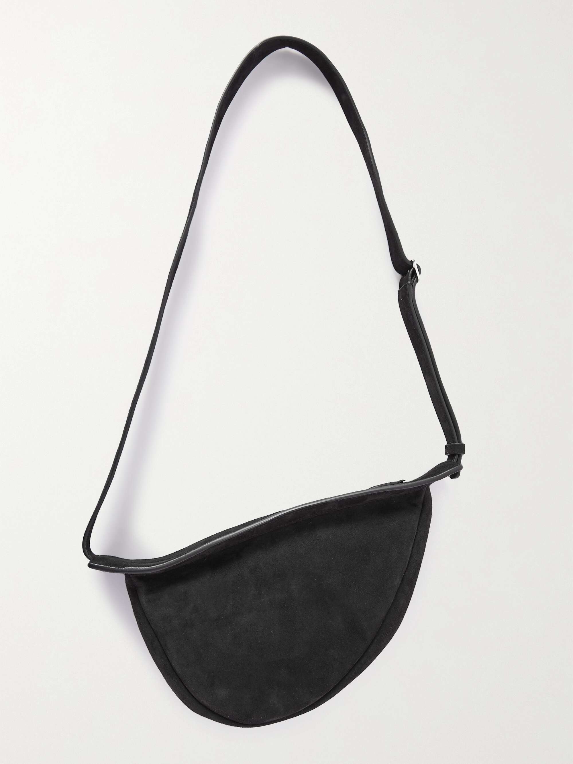 THE ROW Slouchy Banana small suede shoulder bag | NET-A-PORTER