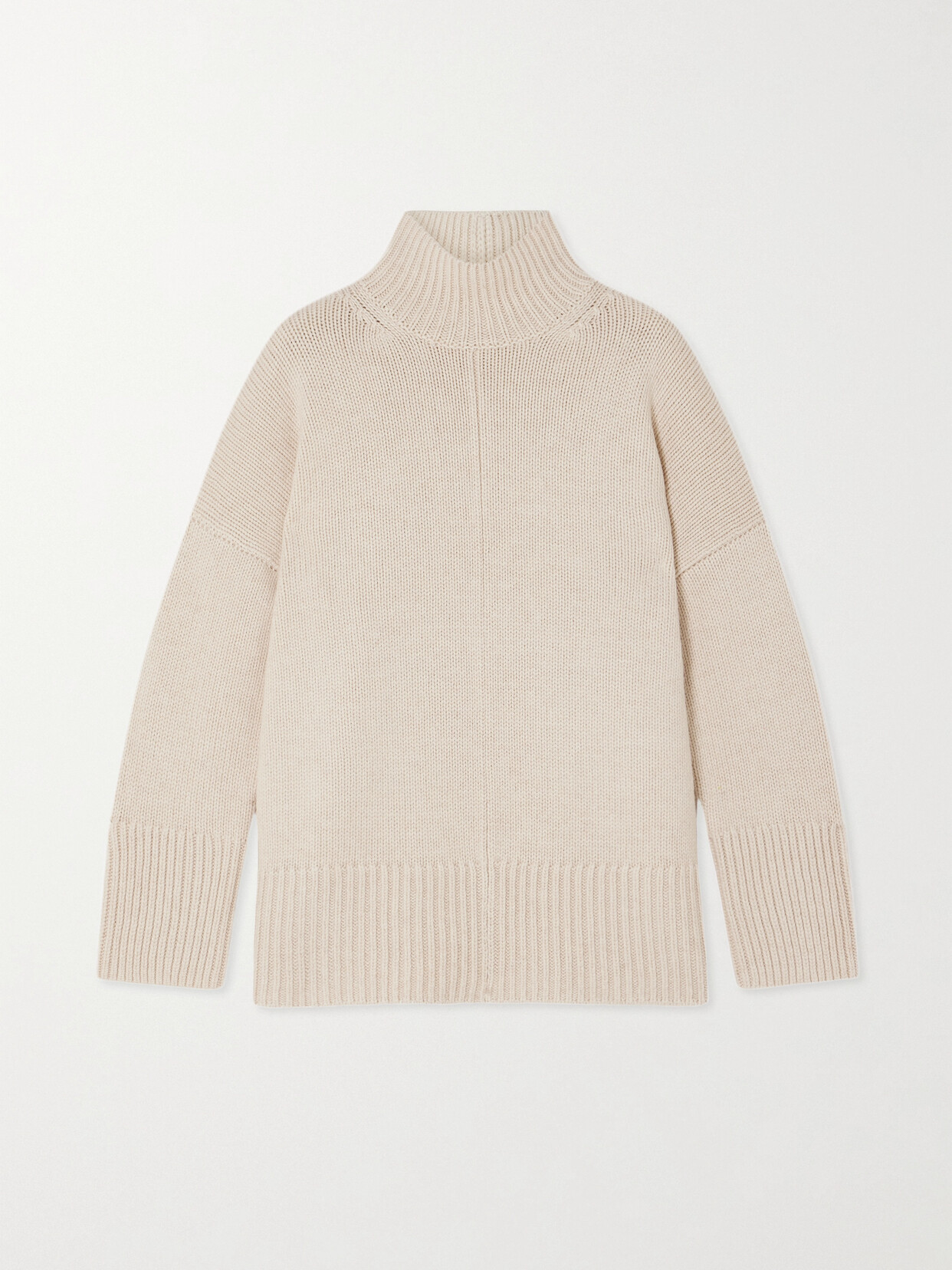 Vince - Wool And Cashmere-blend Turtleneck Sweater - Neutrals