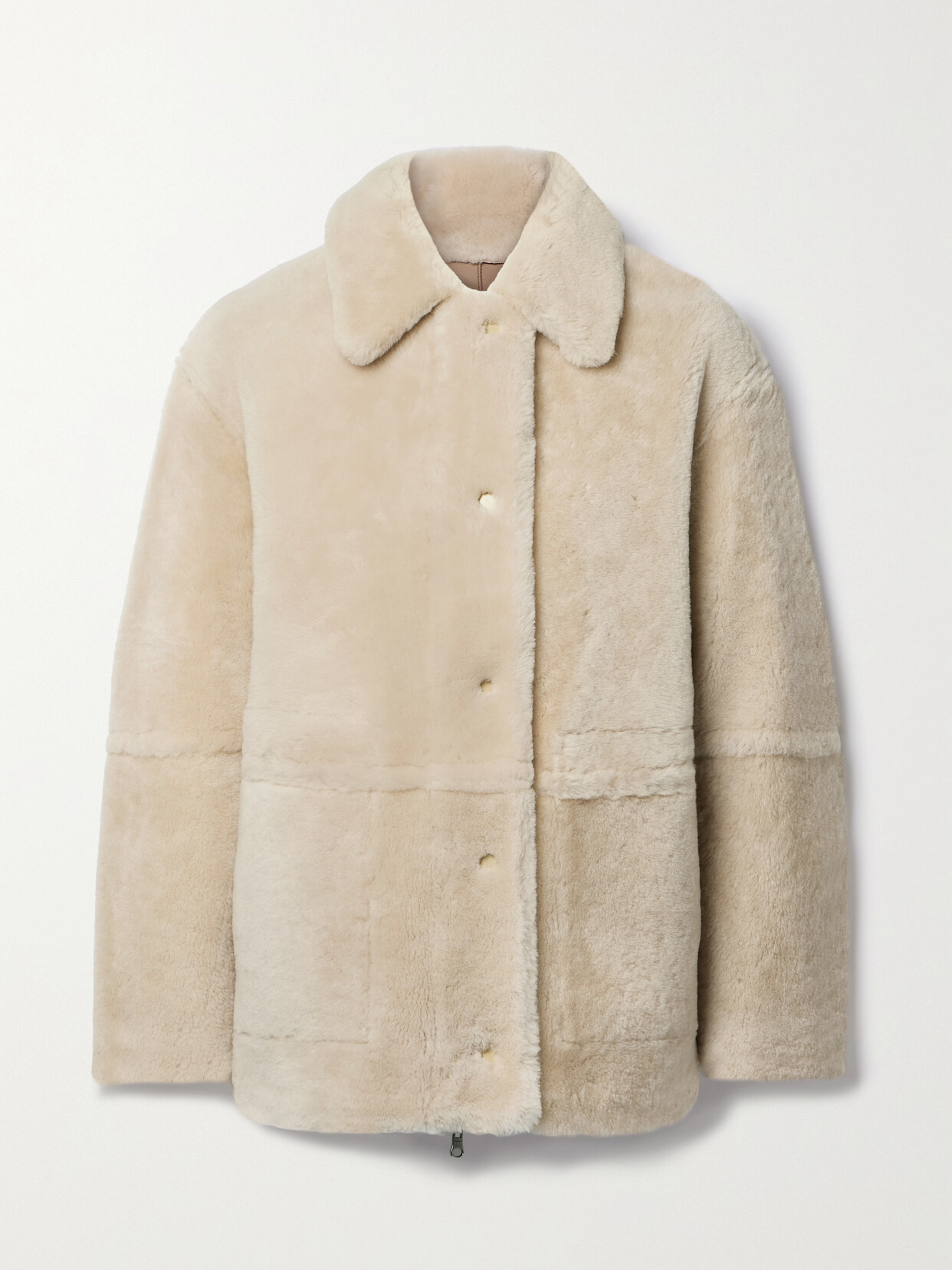 Vince - Reversible Shearling Jacket - Cream