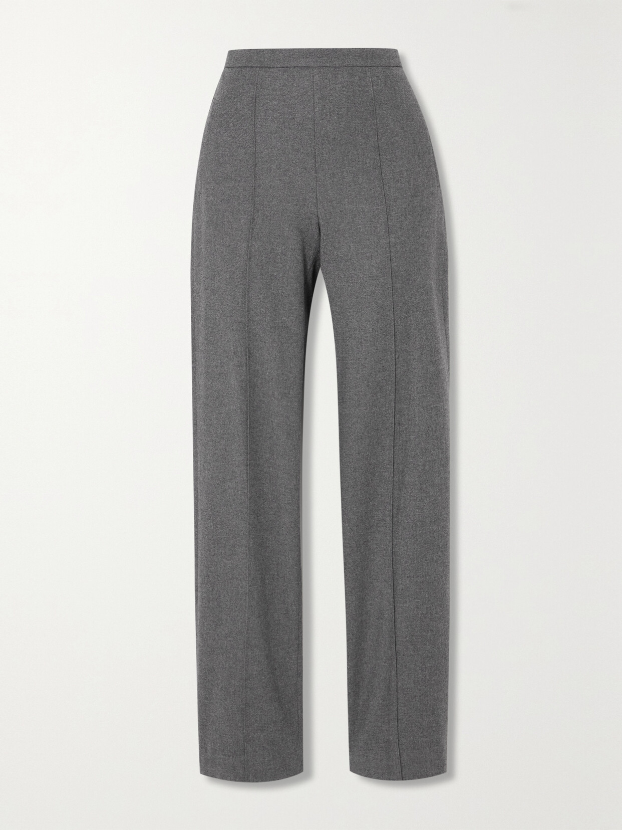 Vince Brushed Straight Leg Pants In Gray