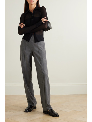 Vince Brushed knitted straight-leg pants