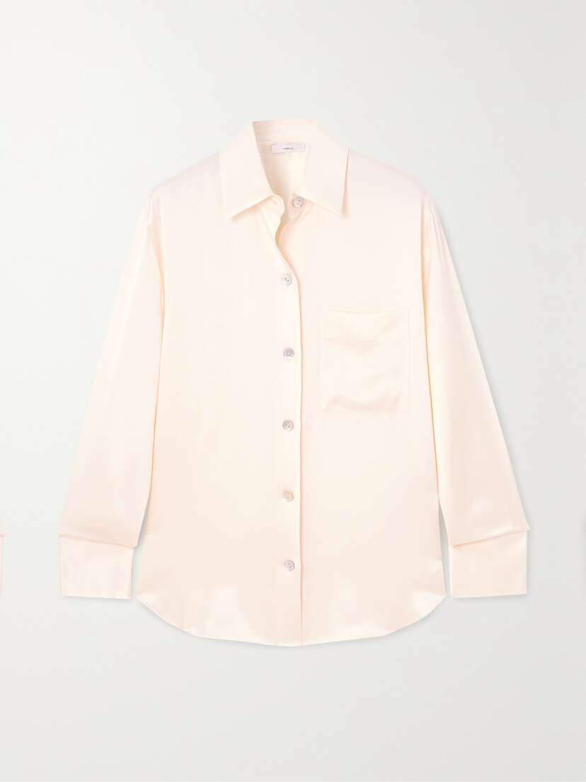 Vince Silk-satin Shirt - x large