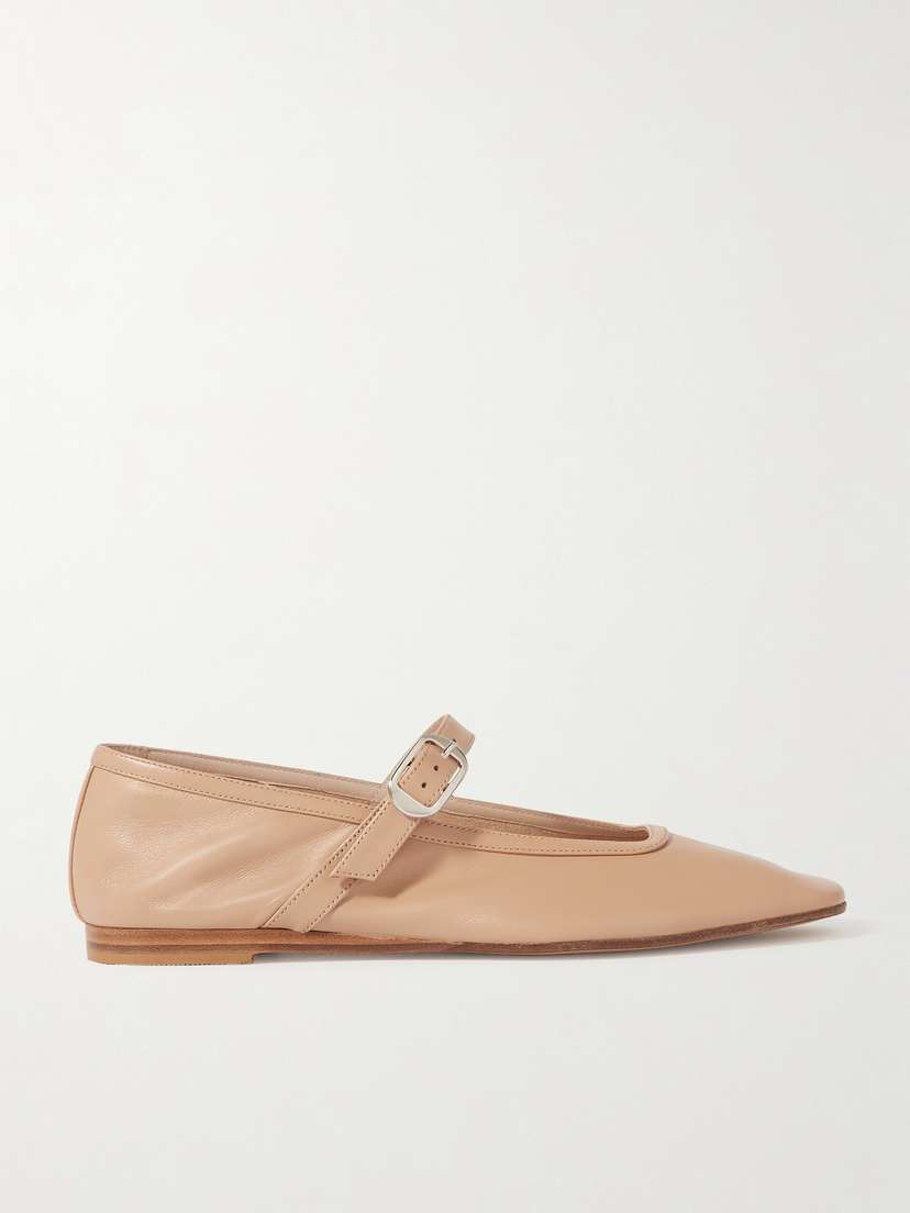 Le Monde Béryl Leather Mary Jane Ballet Flats