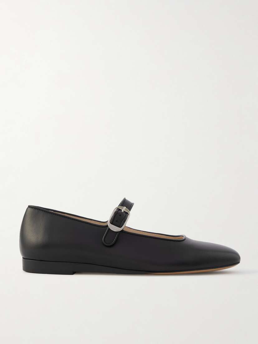 Le Monde Béryl Leather Mary Jane Ballet Flats
