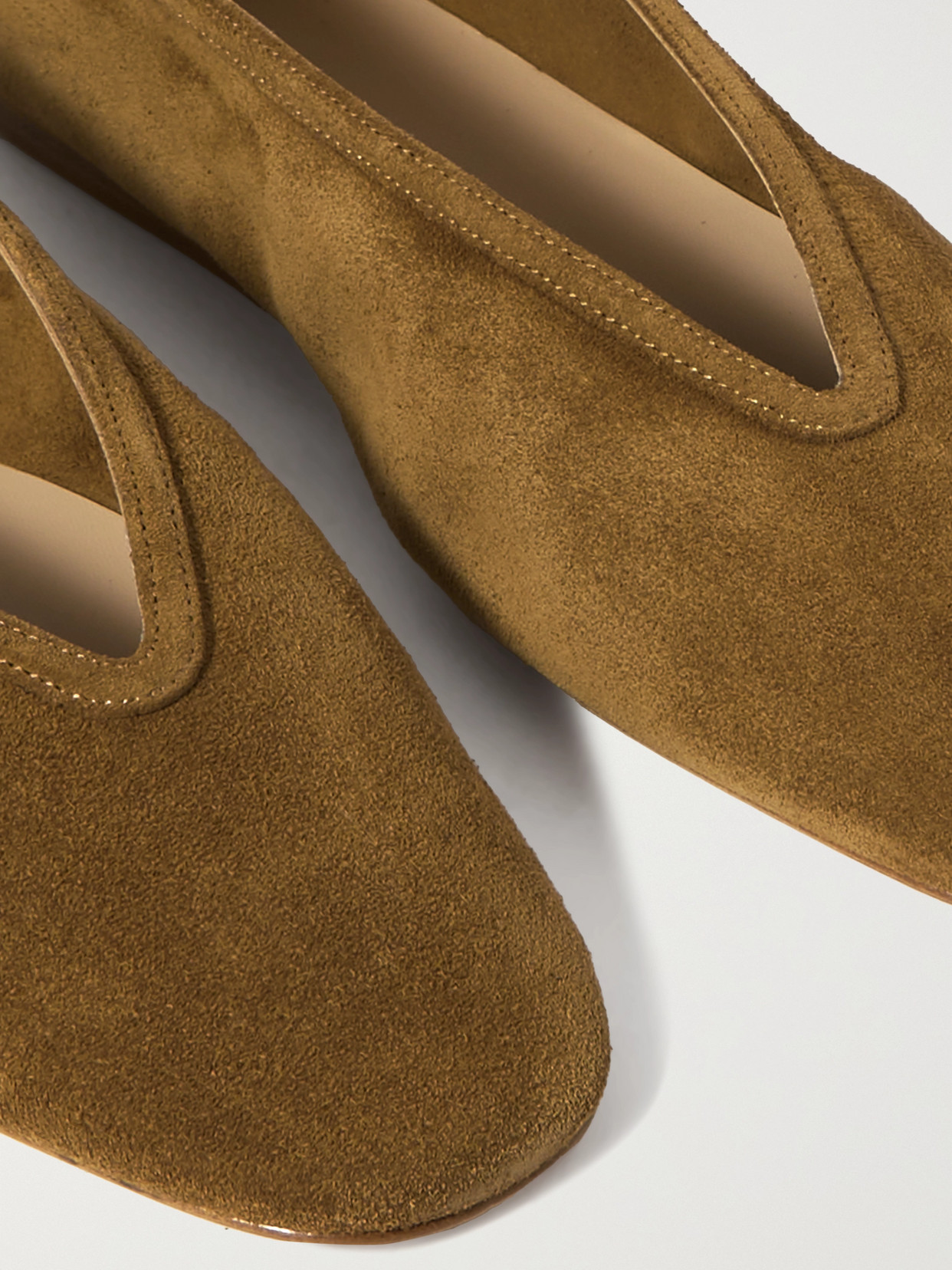 LE MONDE BERYL LUNA SUEDE BALLET FLATS