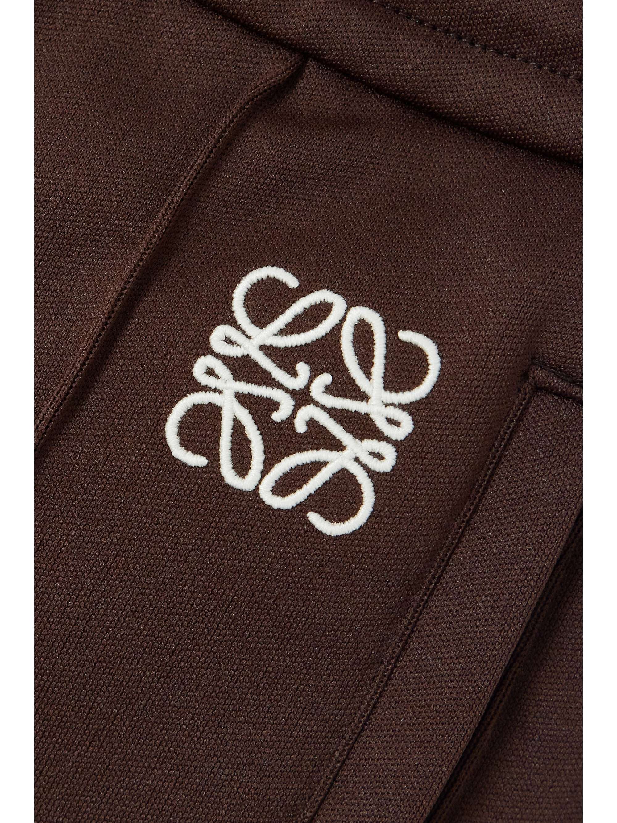 LOEWE Anagram embroidered jersey track pants
