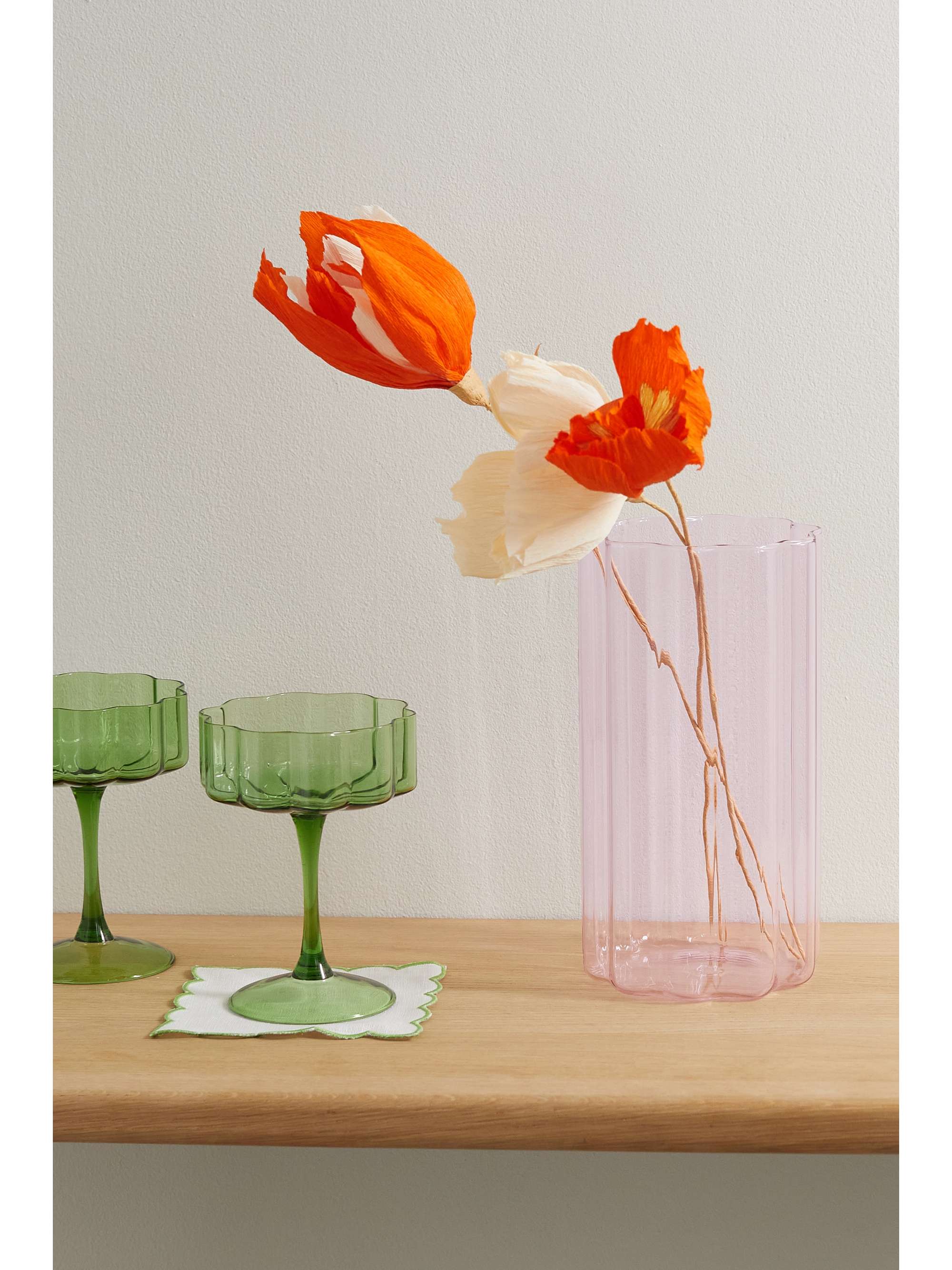 FAZEEK Wave glass vase