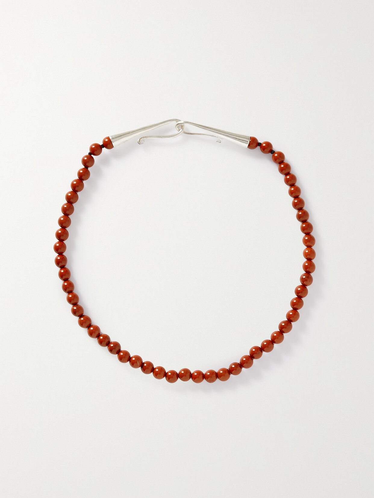 Sophie Buhai - + Net Sustain Grecian Silver Jasper Necklace - Red