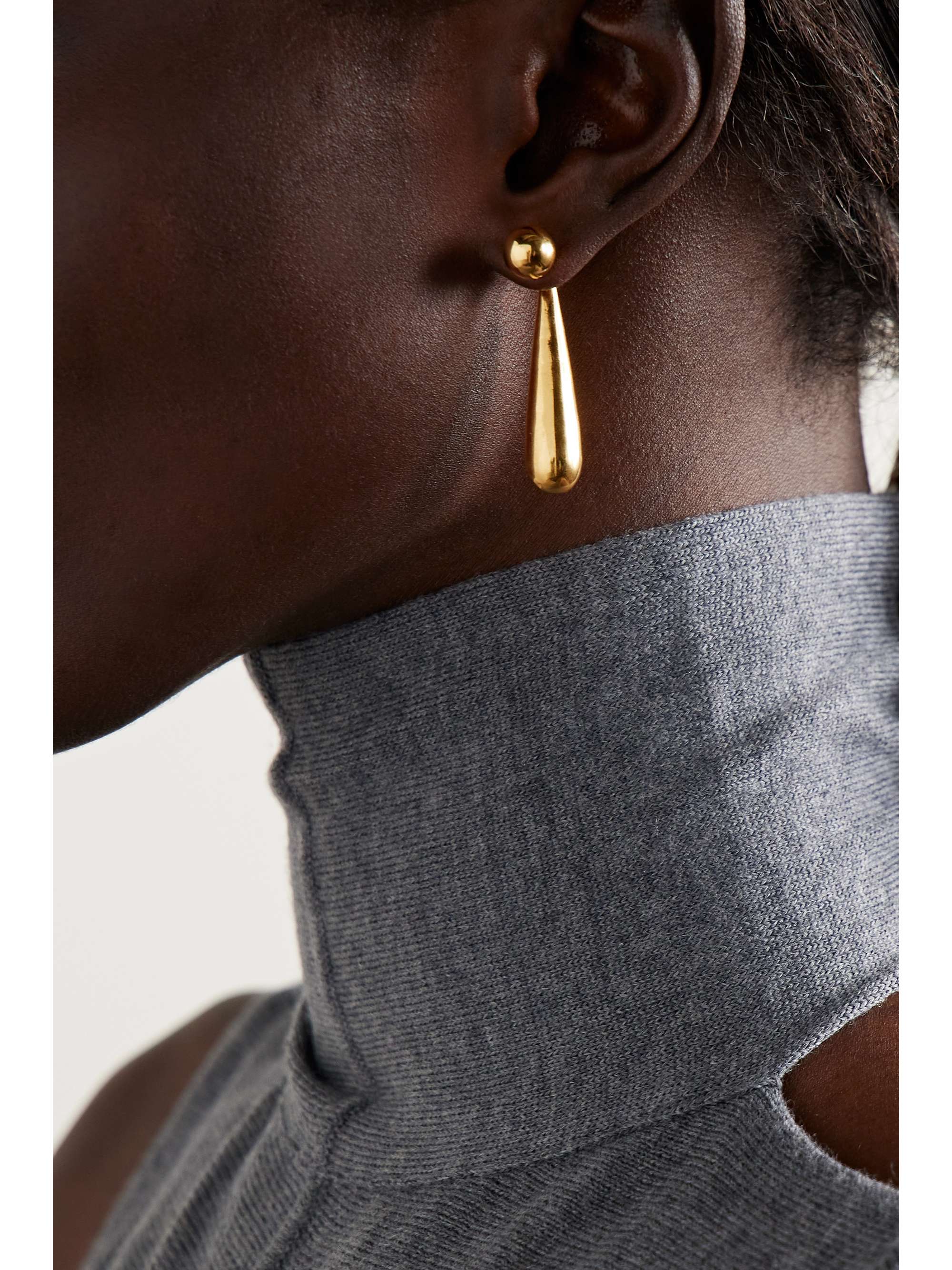 Angelika small gold vermeil earrings