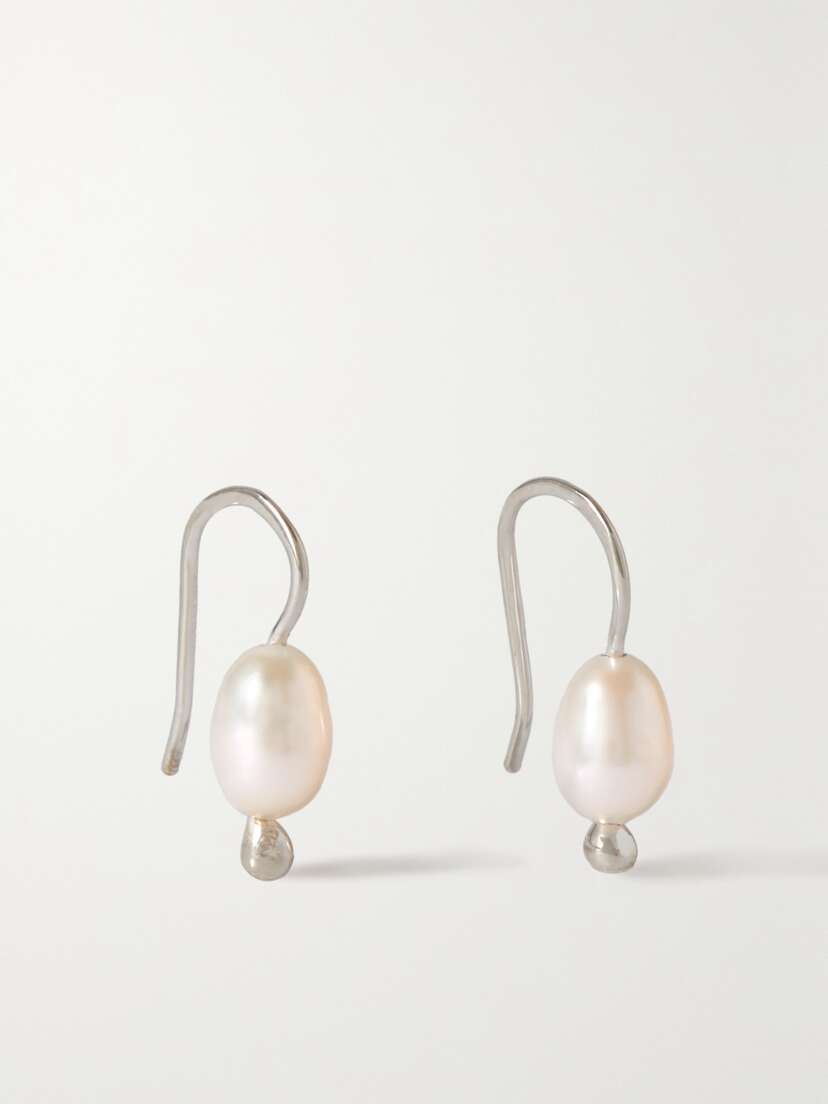 Sophie Buhai + Net Sustain Mermaid  And Pearl Earrings - One size