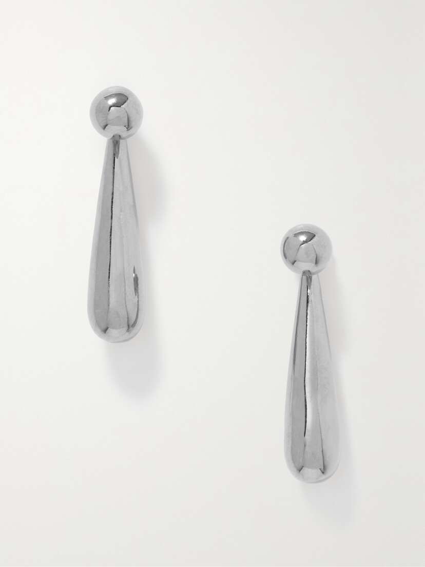 Sophie Buhai + Net Sustain Angelika Small Silver Earrings
