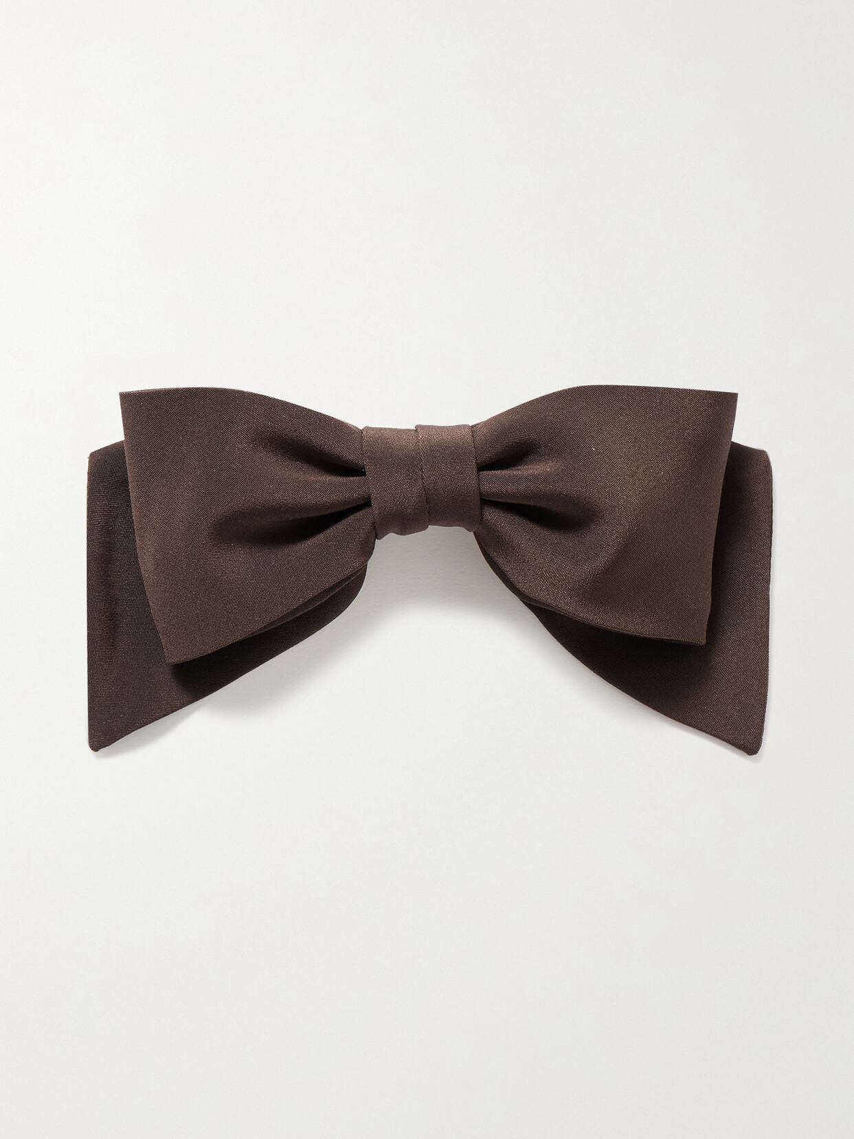 Sophie Buhai - Crepe De Chine Hair Clip - Brown