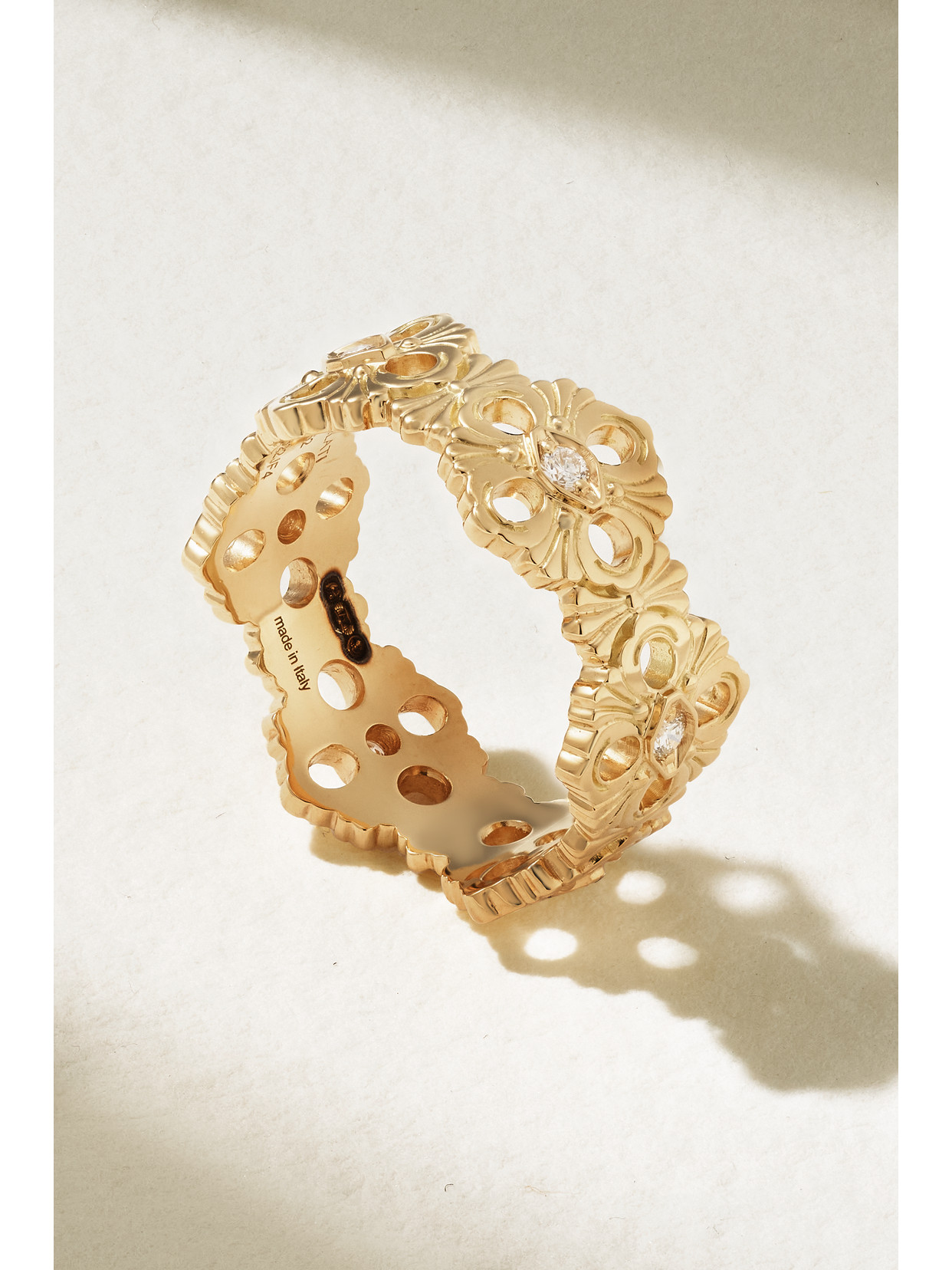 Buccellati Eternelle Opera 18-karat Gold Diamond Ring