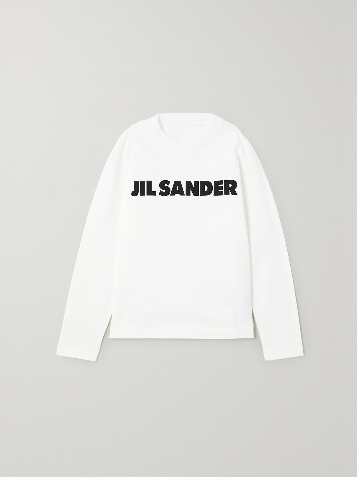 Jil Sander - Printed Cotton-jersey Sweatshirt - White