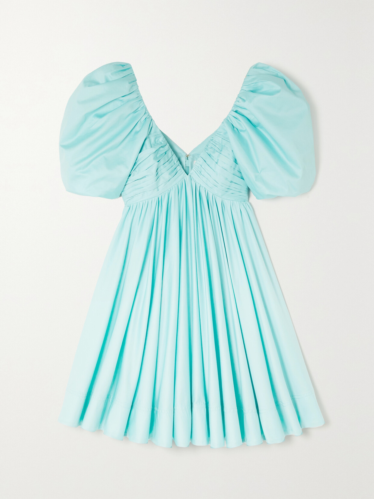 Aje Gabrielle Plunge Mini Dress In Blue