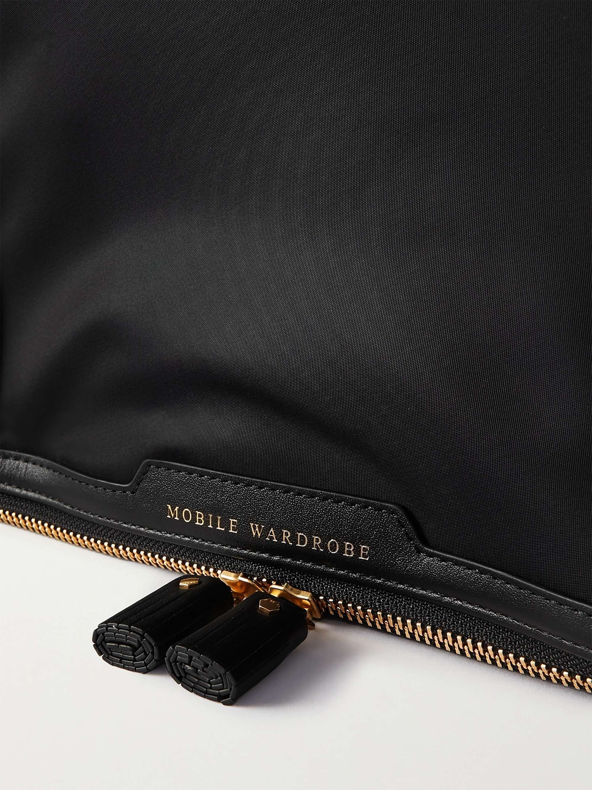 ANYA HINDMARCH Mobile Wardrobe leather-trimmed ECONYL weekend bag