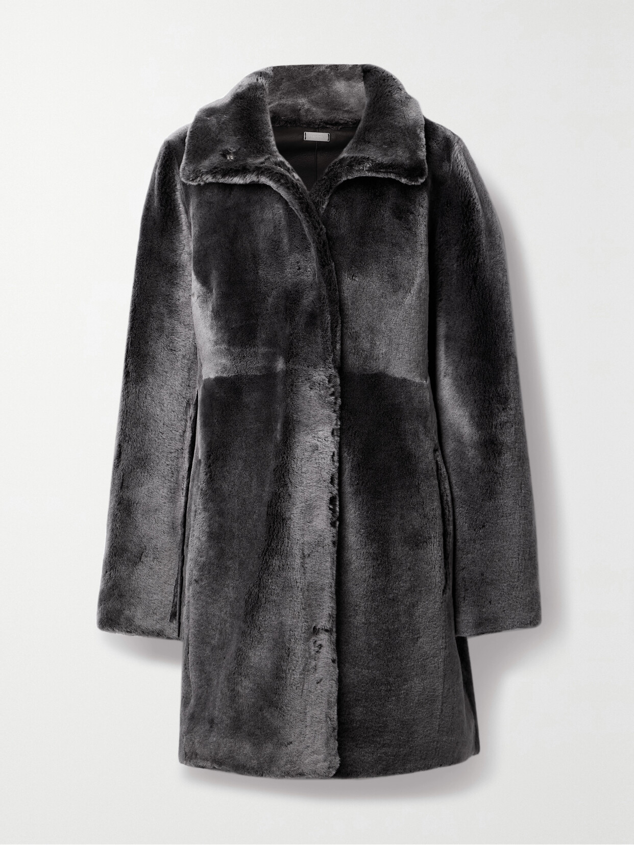 UTZON - Joie Reversible Shearling Coat - Black