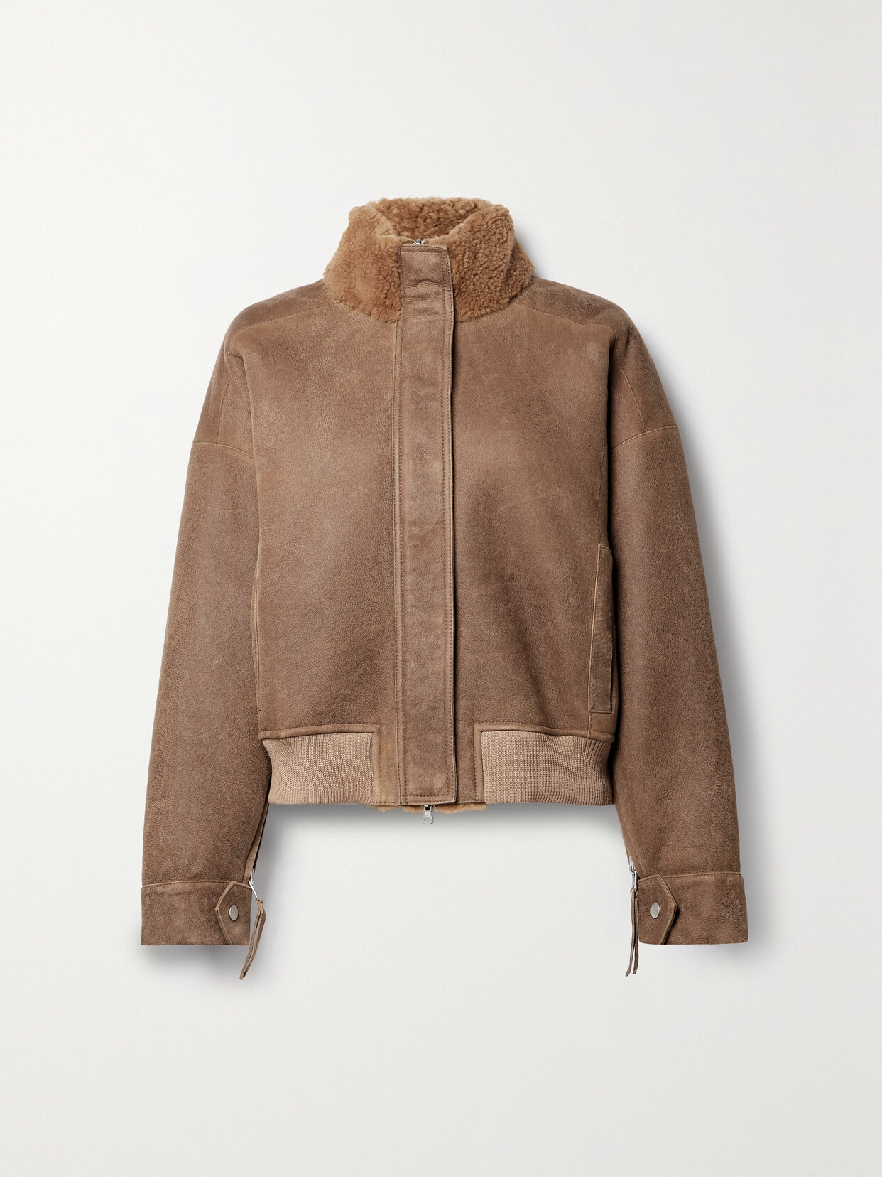 UTZON - Jalmer Reversible Shearling Jacket - Brown