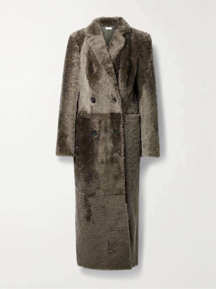 UTZON Cosmos Reversible Double-breasted Shearling Coat