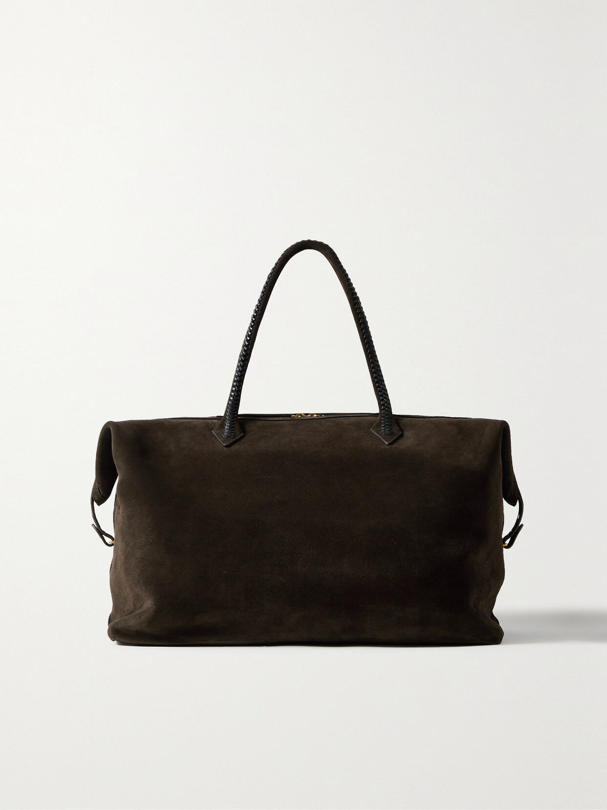 Métier - Perriand Large Leather-trimmed Suede Tote - Brown