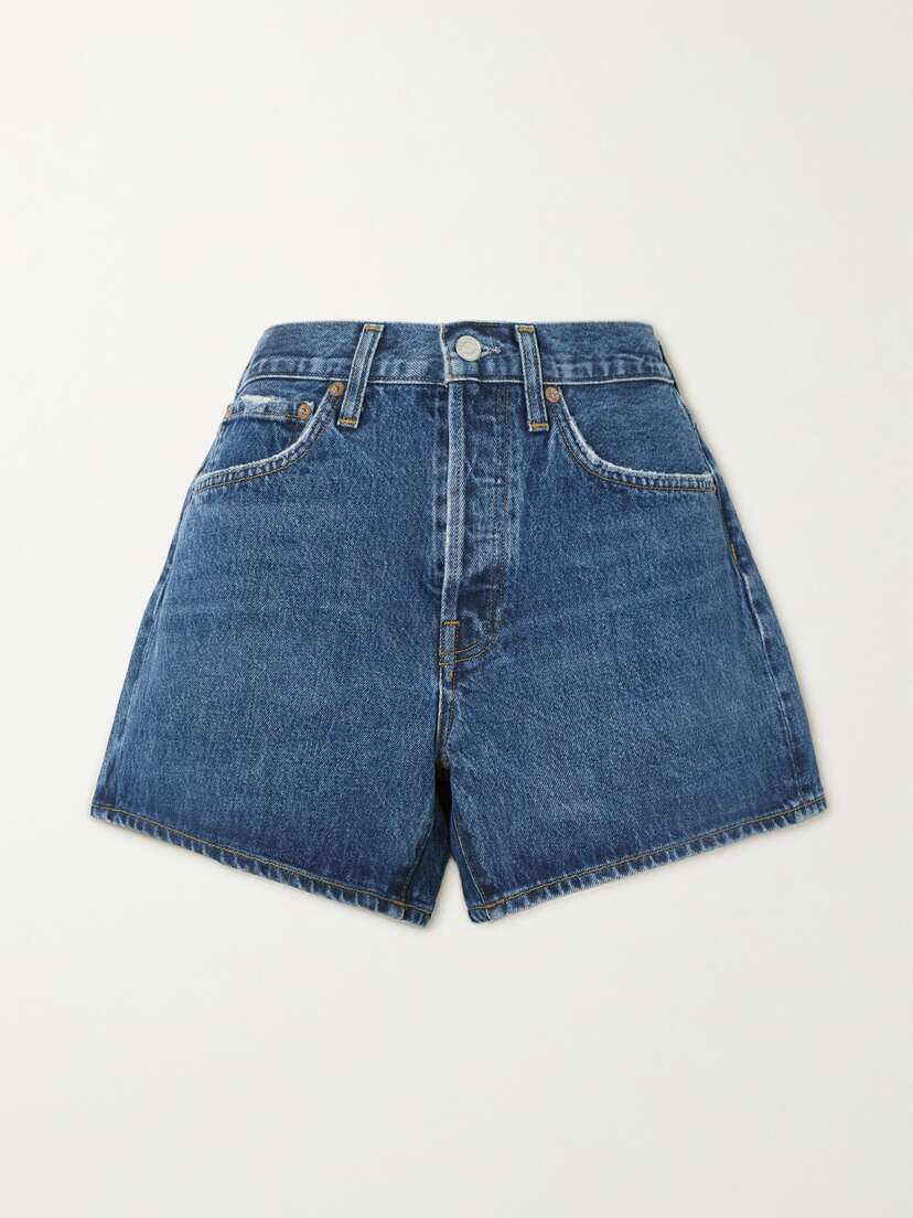 AGOLDE Parker Long Clean Organic Denim Shorts