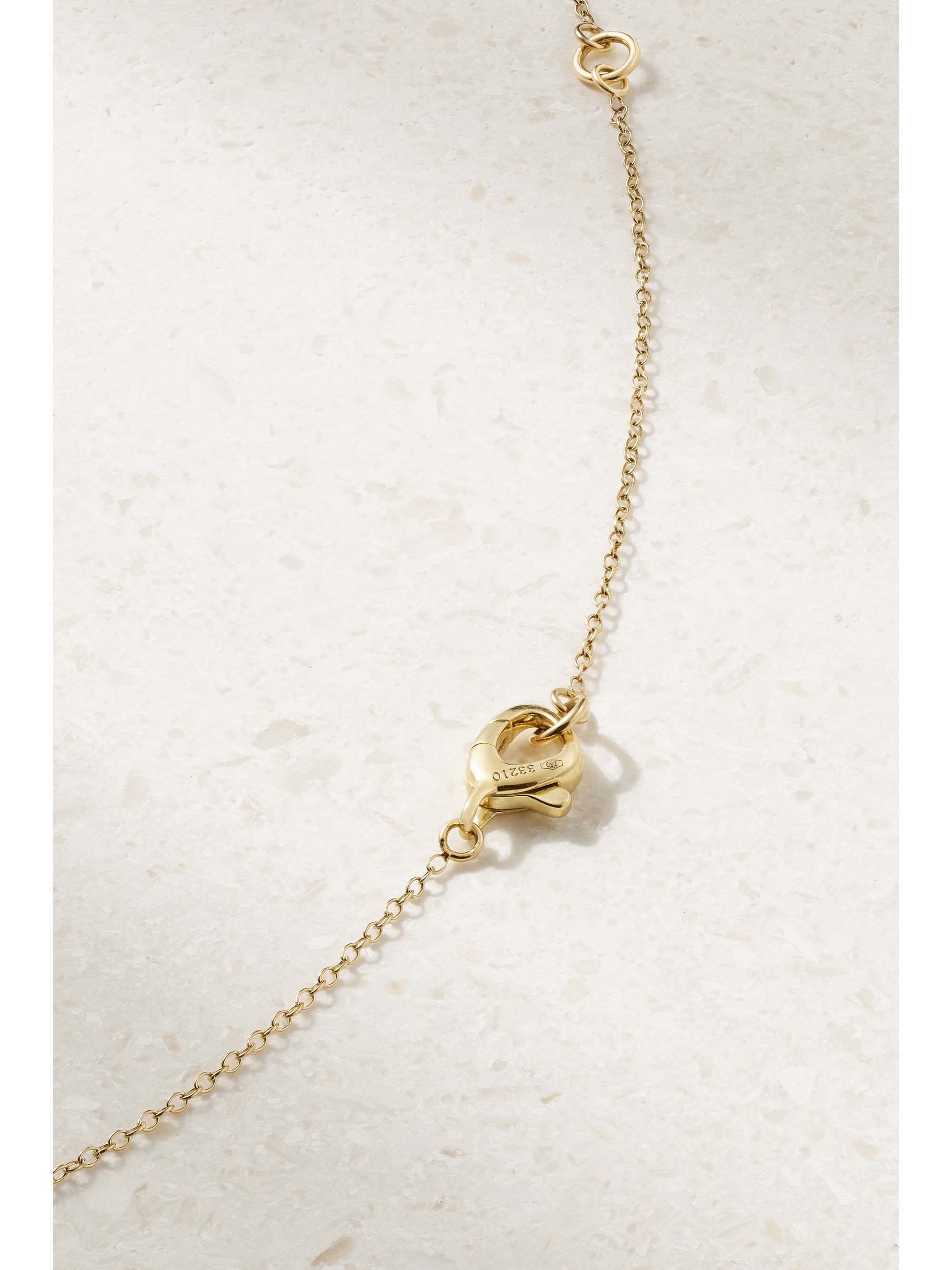 MARINA B Soleil 18-karat gold multi-stone necklace