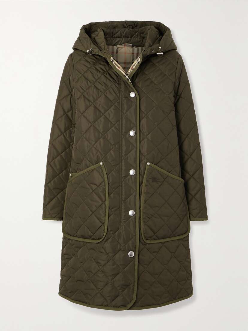 Burberry Quilted Shell Coat - x large