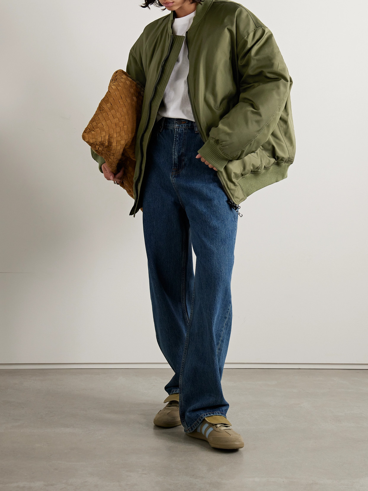 Wardrobe.nyc Reversible Bomber Jacket In Green