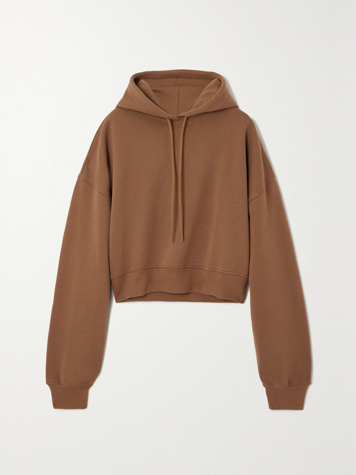 WARDROBE. NYC - Cotton-jersey Hoodie - Brown