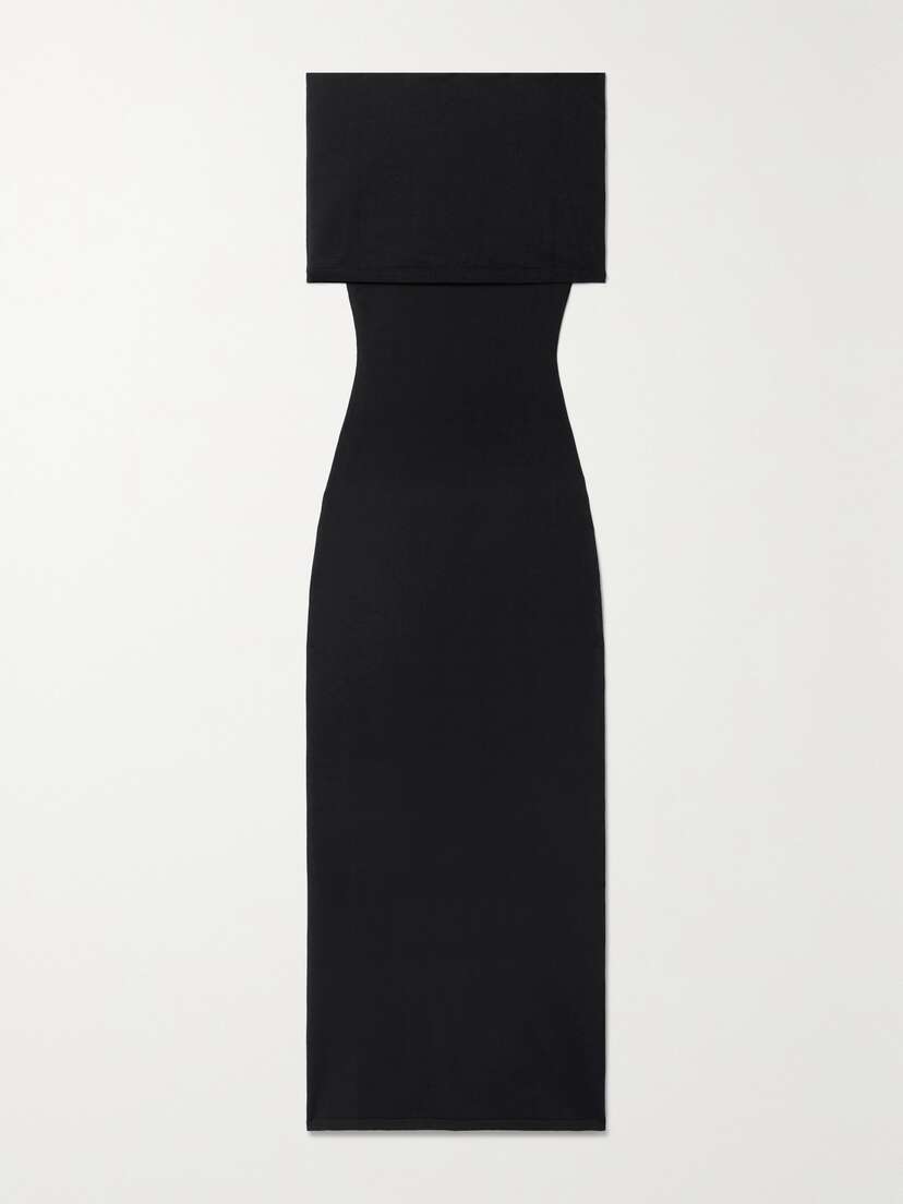 Wardrobe.NYC Off-the-shoulder Stretch-jersey Midi Dress