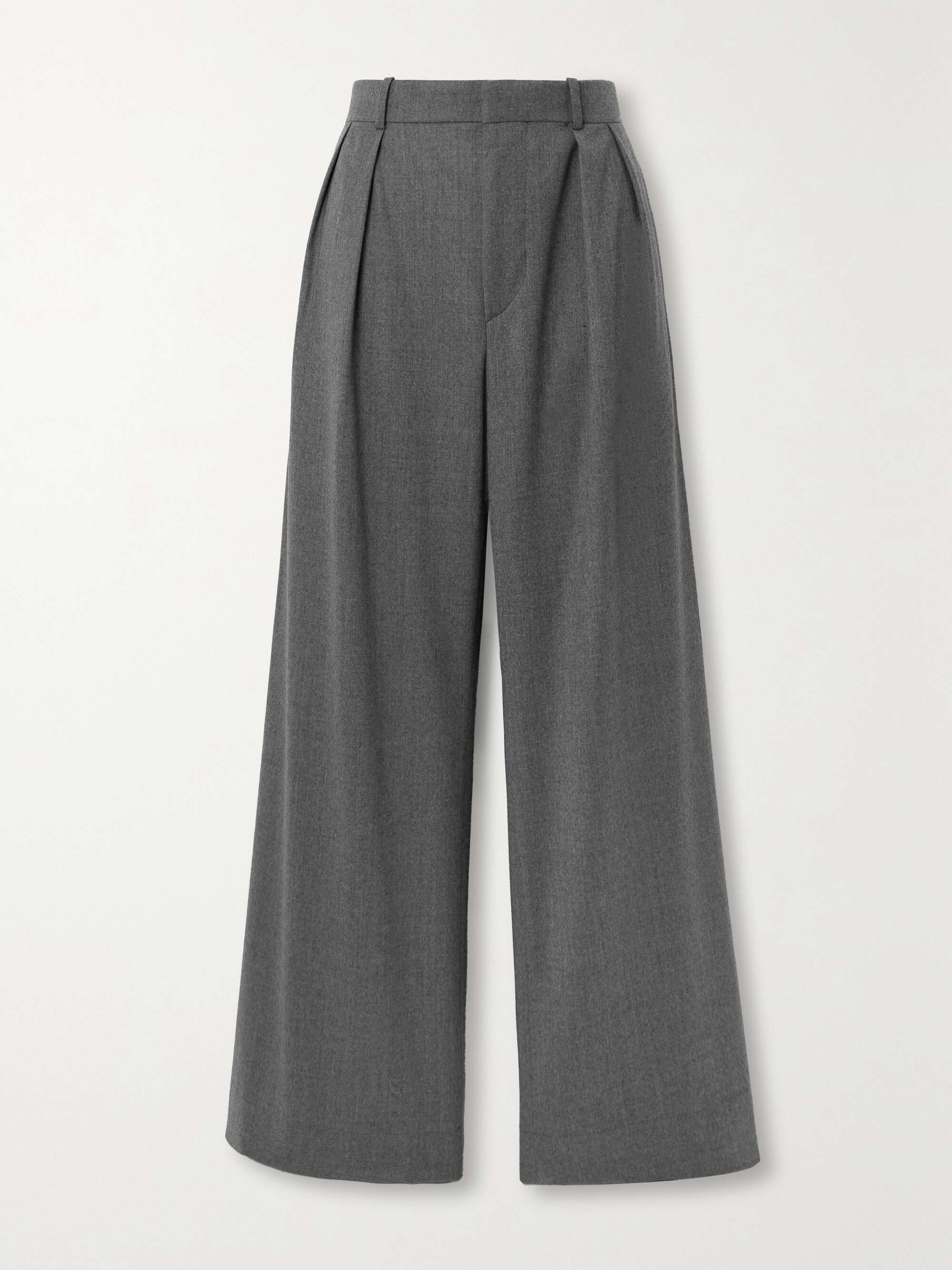 WARDROBE.NYC Wool-flannel wide-leg pants | NET-A-PORTER