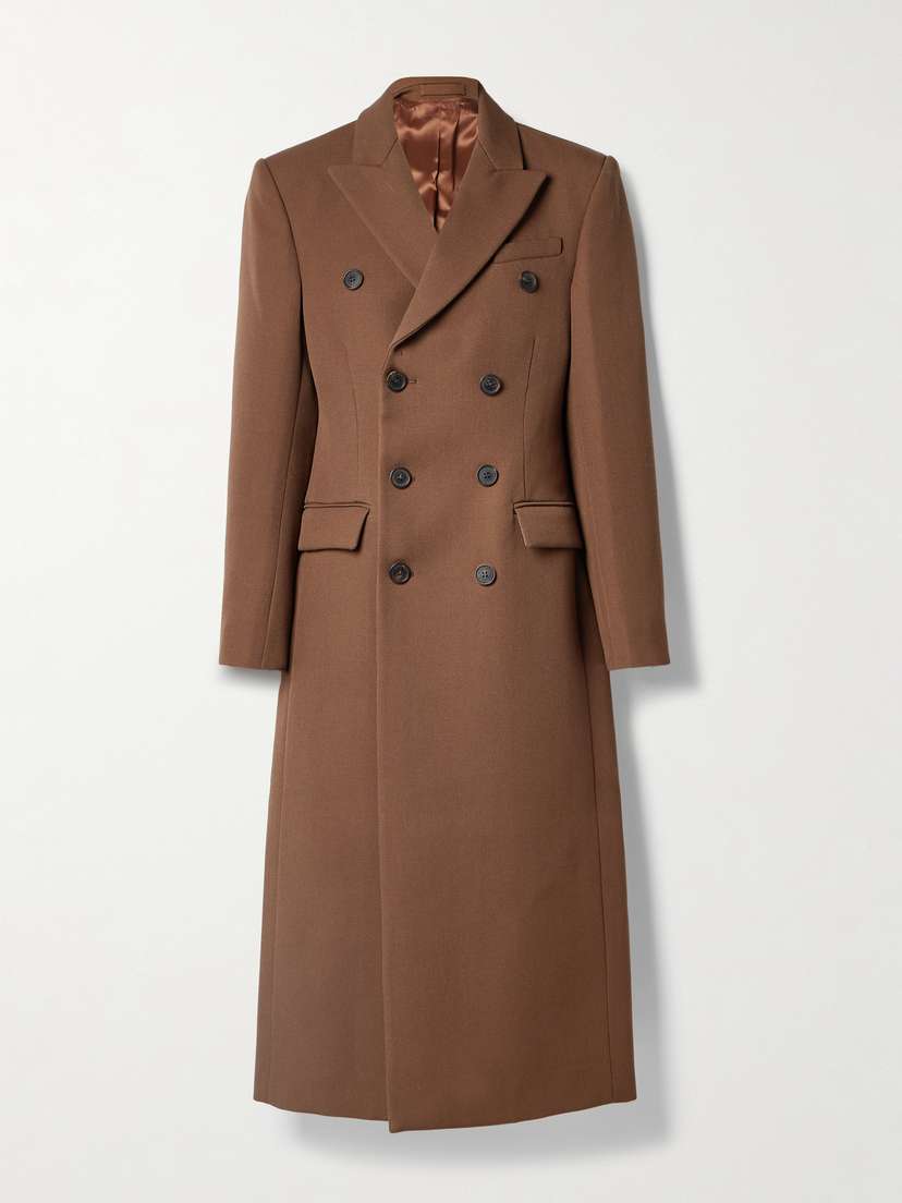 Wardrobe.NYC Double-breasted Wool-twill Coat