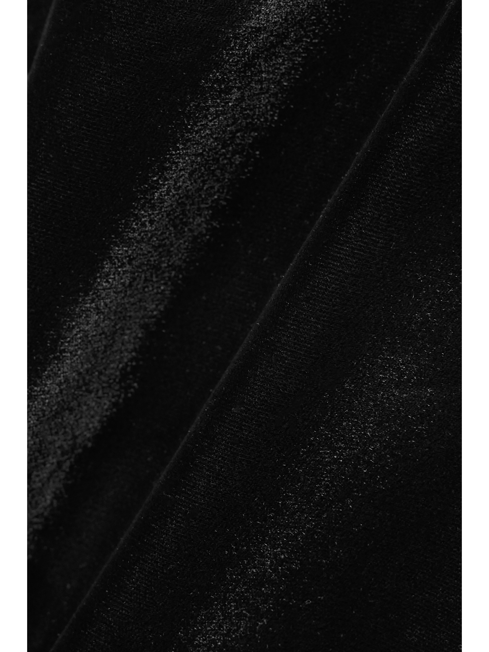 Wardrobe.NYC Strapless velvet midi dress