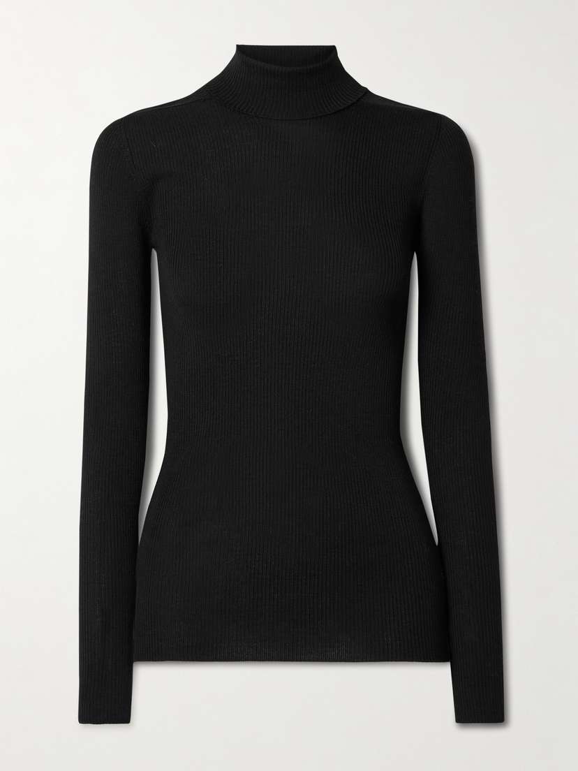 Wardrobe.NYC Ribbed Wool Turtleneck Sweater - x large
