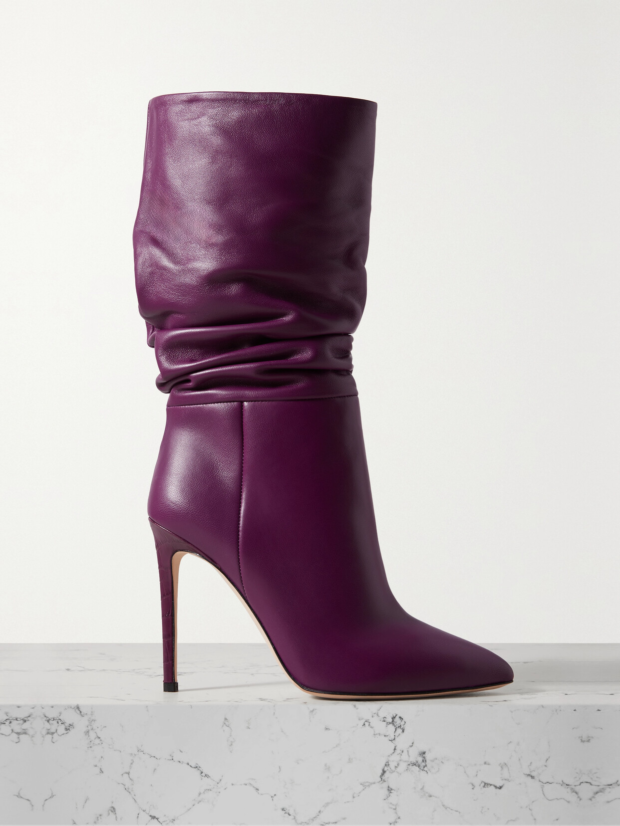 Paris Texas - Leather Boots - Burgundy