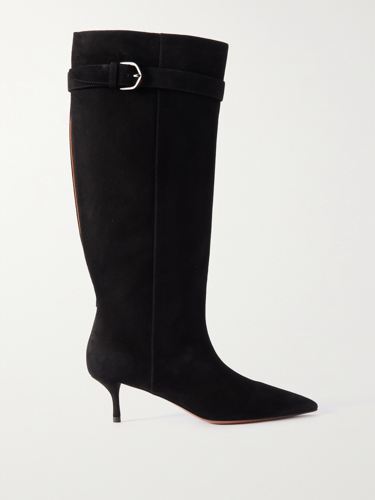 Alaïa Black Vented Boots In Black